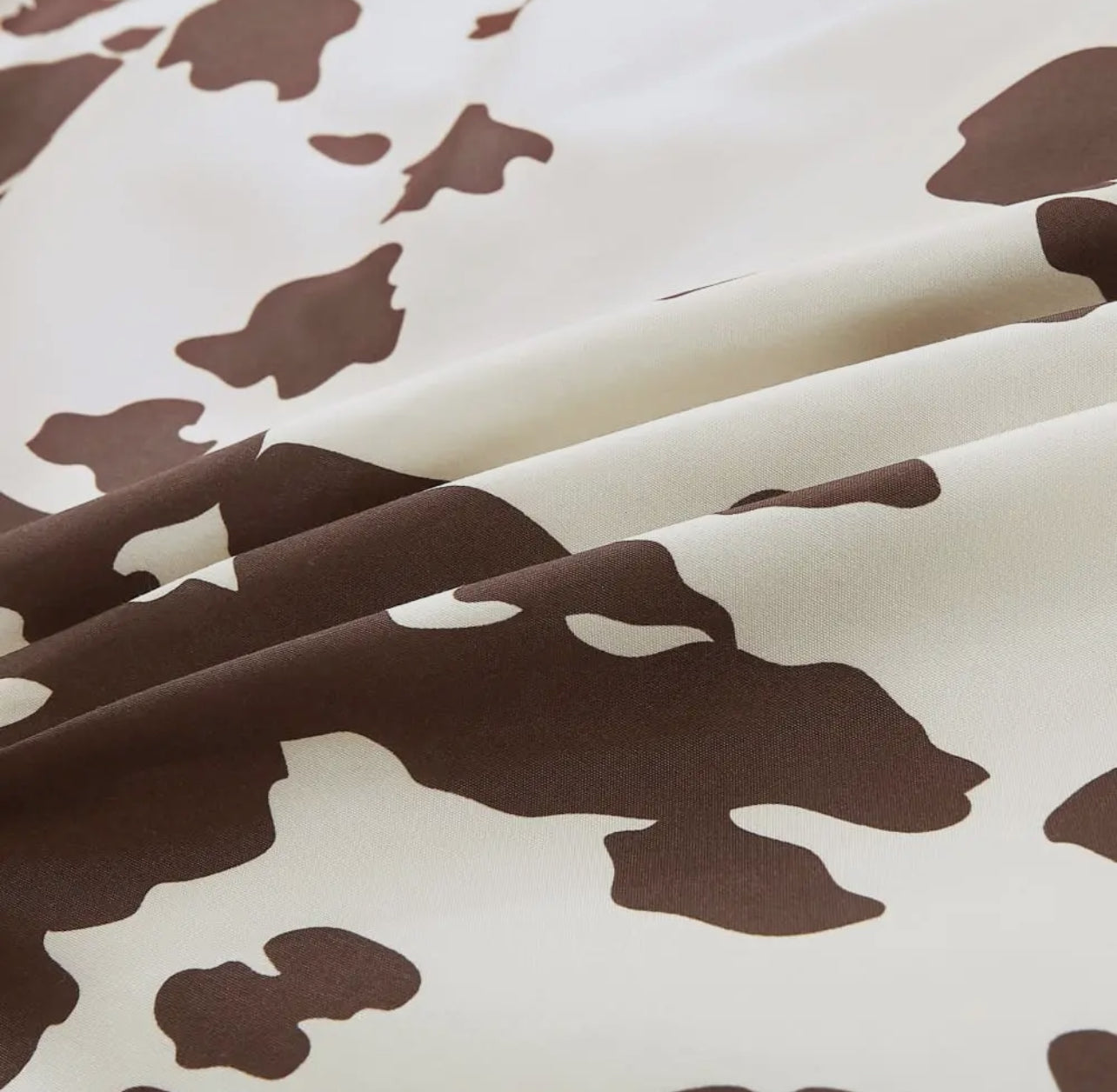 Rustic Cowhide Print Comforter Set